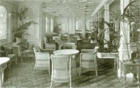 Salon d'attente du restaurant 1re classe